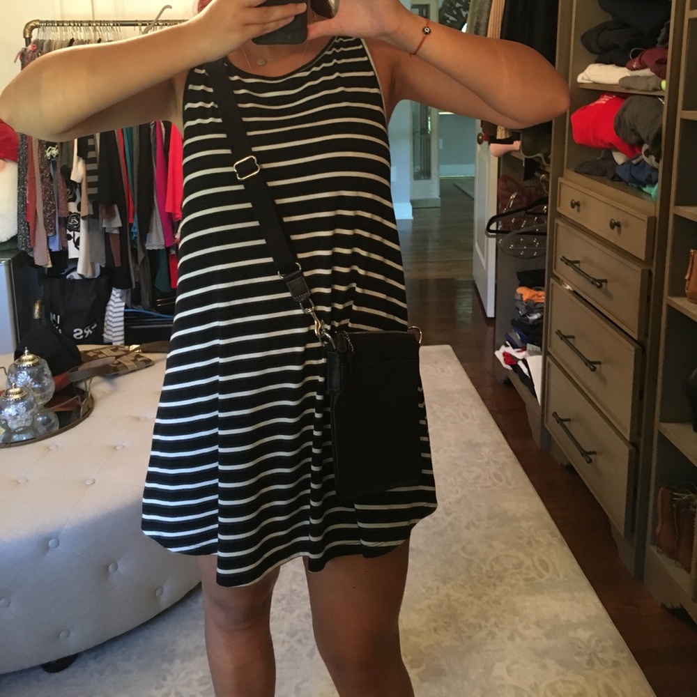 Black coach cross body
