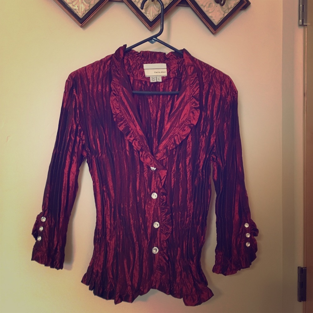 Carrie Allen embellished blouse