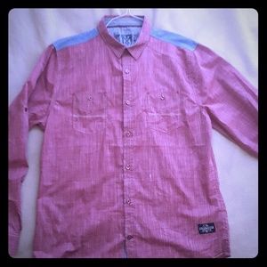 Tranquillity Mayhem long sleeve collar shirt