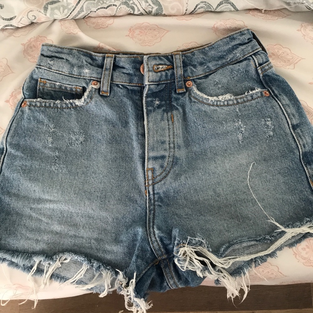 High waisted shorts