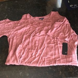 Mauve off the shoulder top