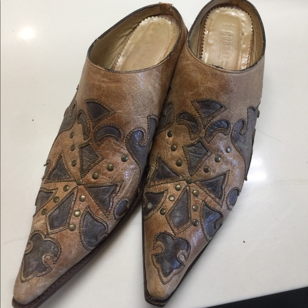 Corral boots western mules