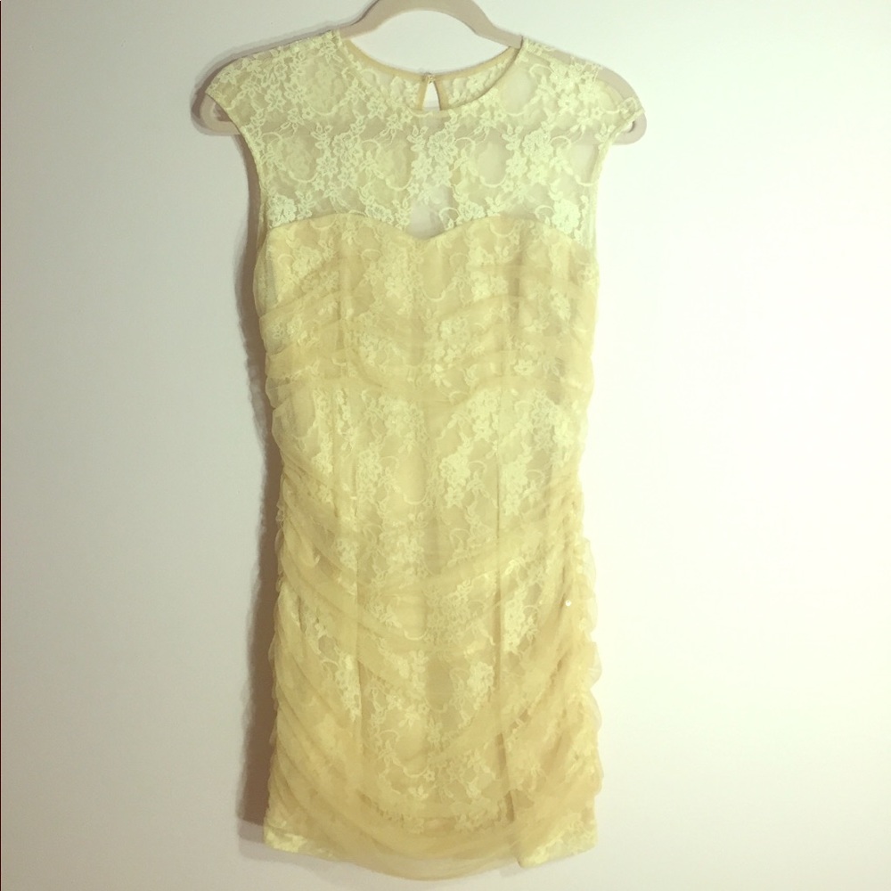 Lace Tan Dress