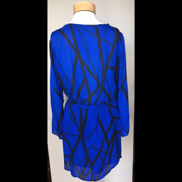 Michael Stars Silk Wrap Dress - Picture 2 of 5