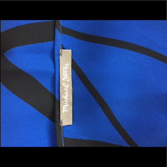 Michael Stars Silk Wrap Dress - Picture 3 of 5