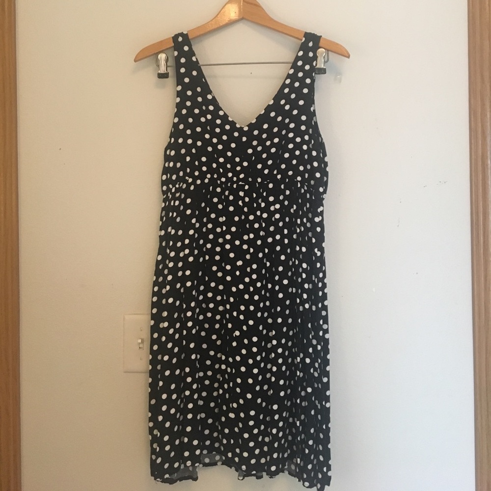 Old Navy Fit and Flare Polka Dot Dress