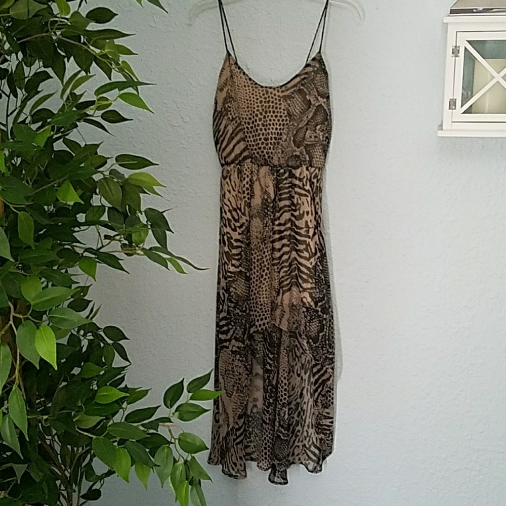 Animal print dress