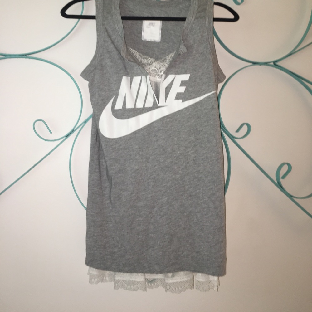 Nike lace tank top
