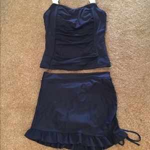 Navy tankini swimsuit