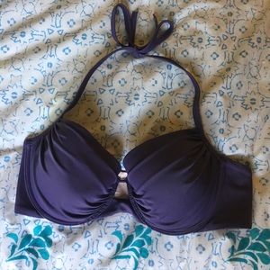 Dark purple Victoria's Secret swim top