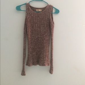 Hollister cold shoulder sweater
