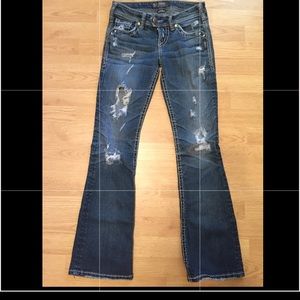 Silver Tuesday Buckle  jeans