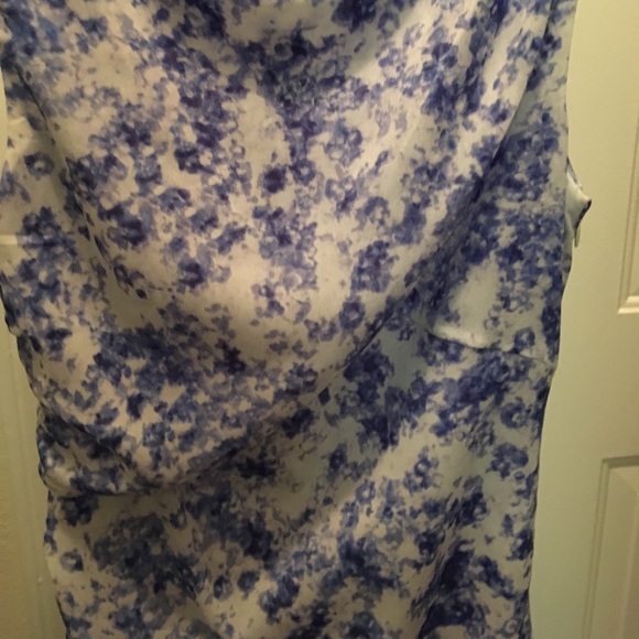 Ann Taylor,dress,sleeveless,2,blue/white,NW - Picture 2 of 6