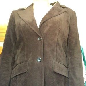 Brown Velvet Blazer