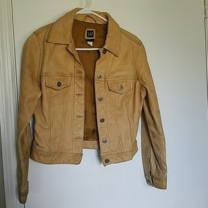 Gap leather jacket