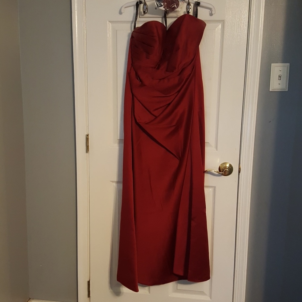 Dress (bridesmaid) and matching purse