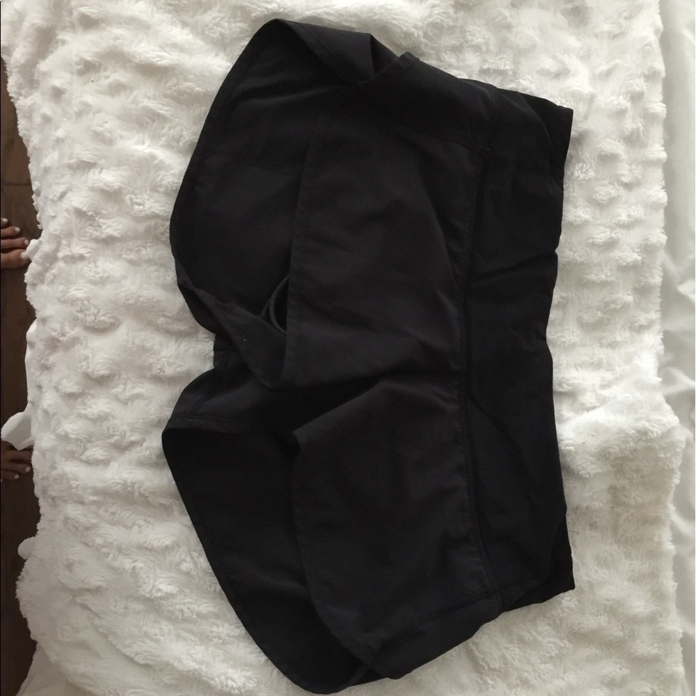 Black Lululemon speed shorts