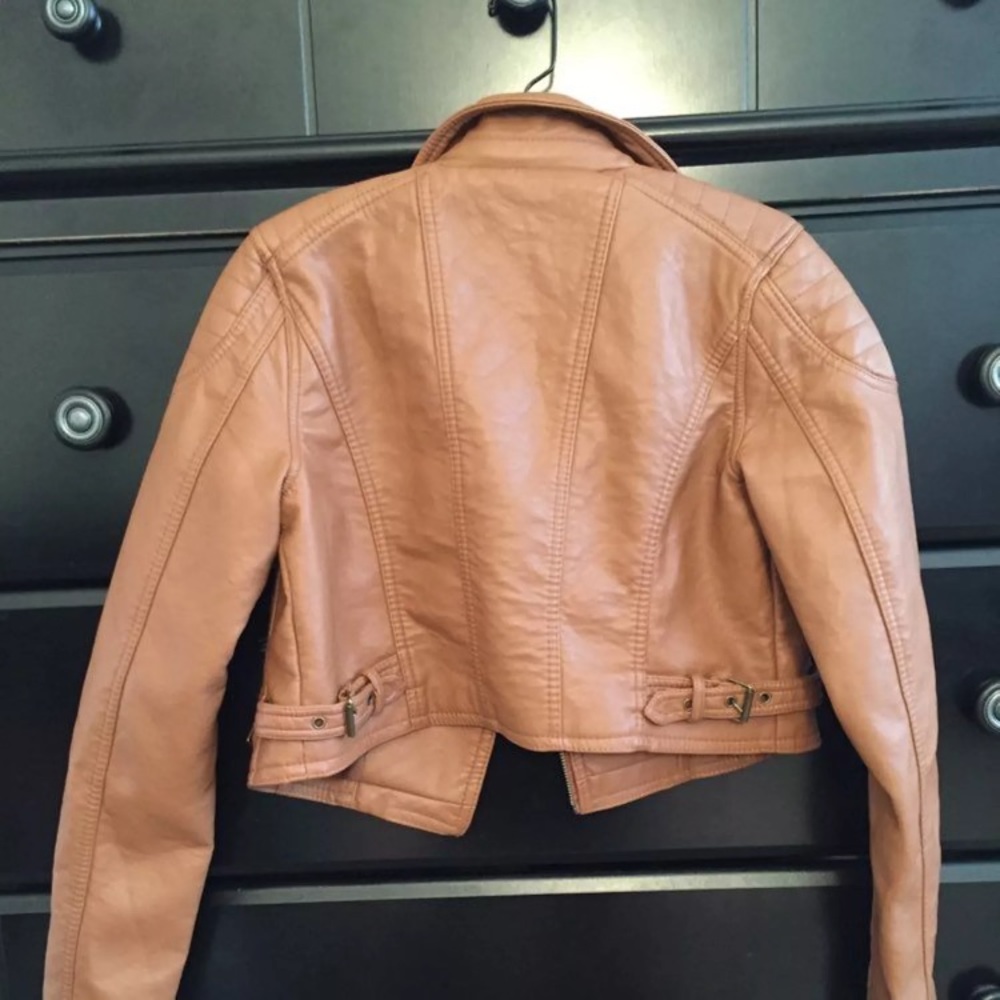 pleather jacket