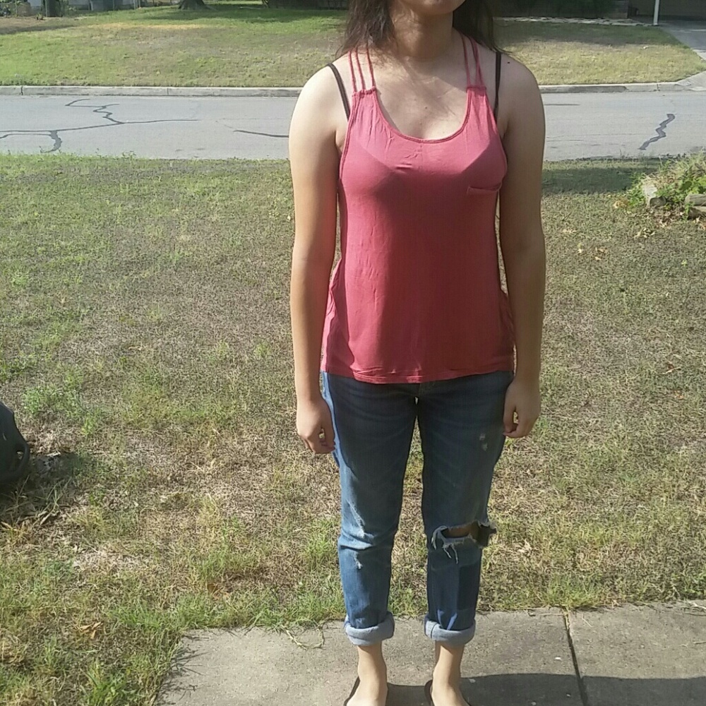 Pink tank top