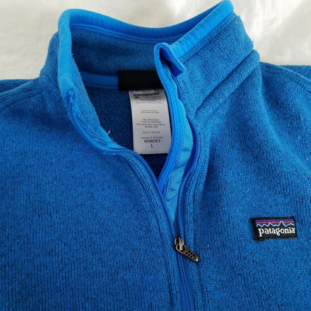 Blue Patagonia Better Sweater 1/4 zip