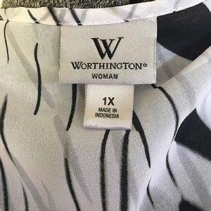 Worthington Tops - Worthington ombré print top Worthington Tops - Worthington ombré print top