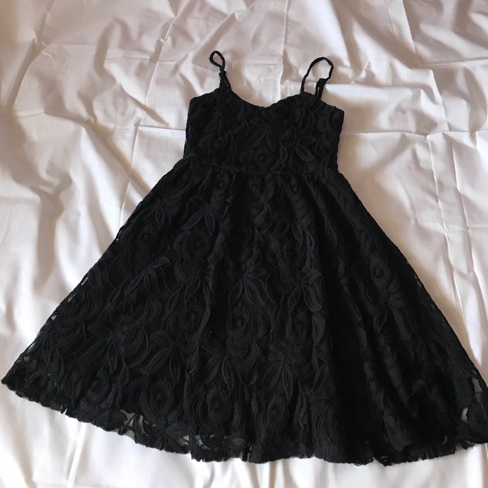 Lacy black dress