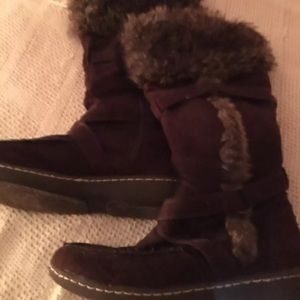 Brown Fur Boots