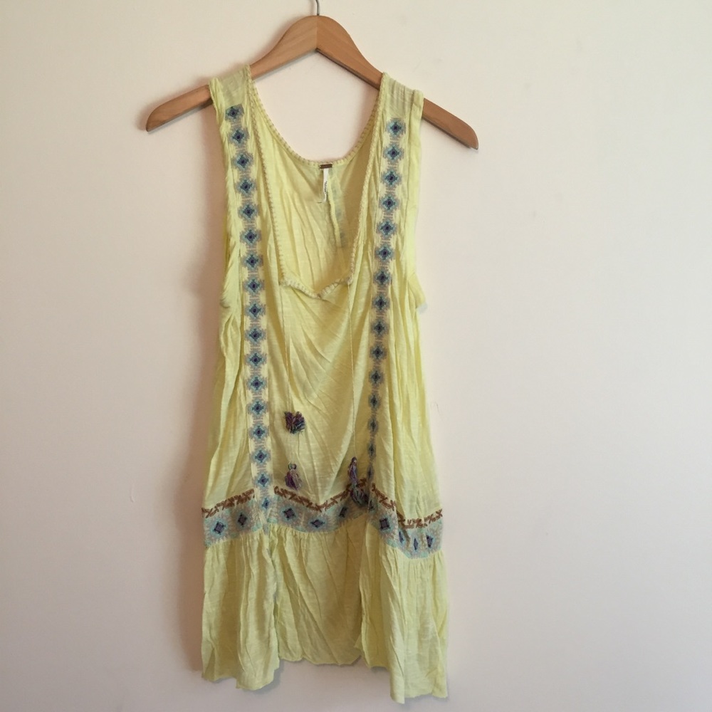 Free People Yellow Dress size Medium