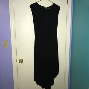 short front, long back, soft dress