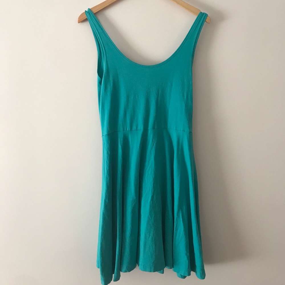 Asos Jersey Turquoise Skater Dress
