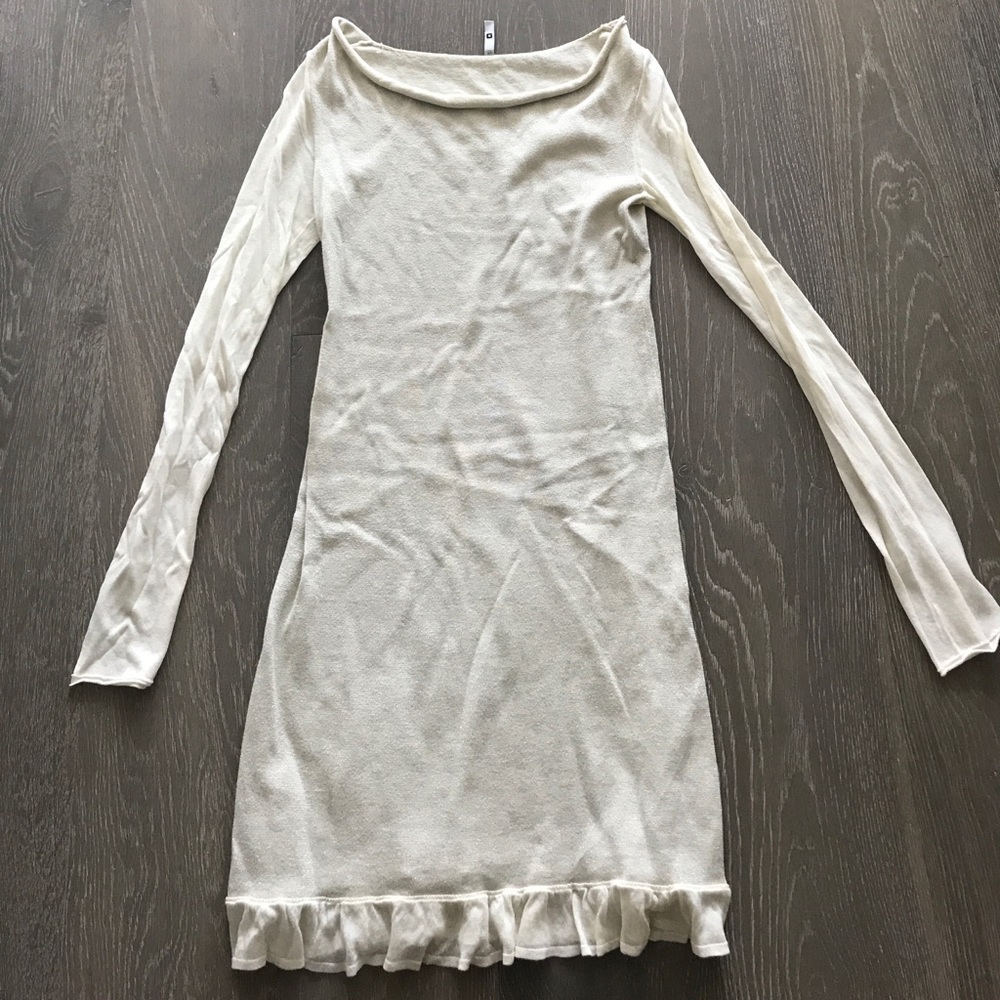 Iisli beige knot dress