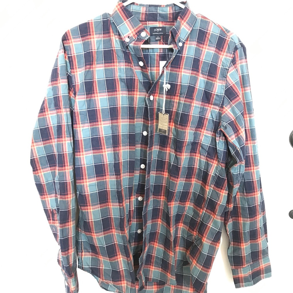 JCrew Heathered Cotton Men's Shirt