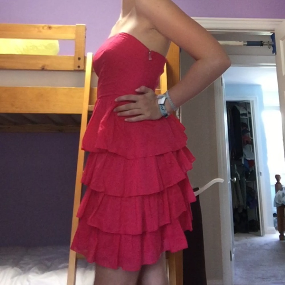 Pink Ruffly Dress - Picture 4 of 5