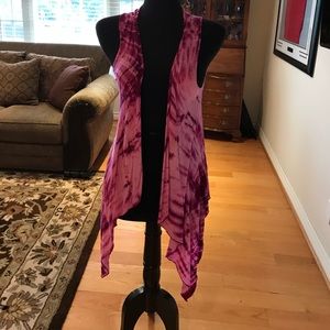 Tie dye vest