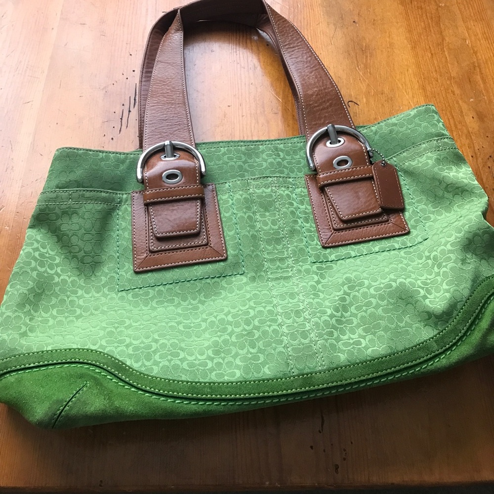 Coach logo Purse
