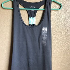 BCBG grey racer back athletic tank