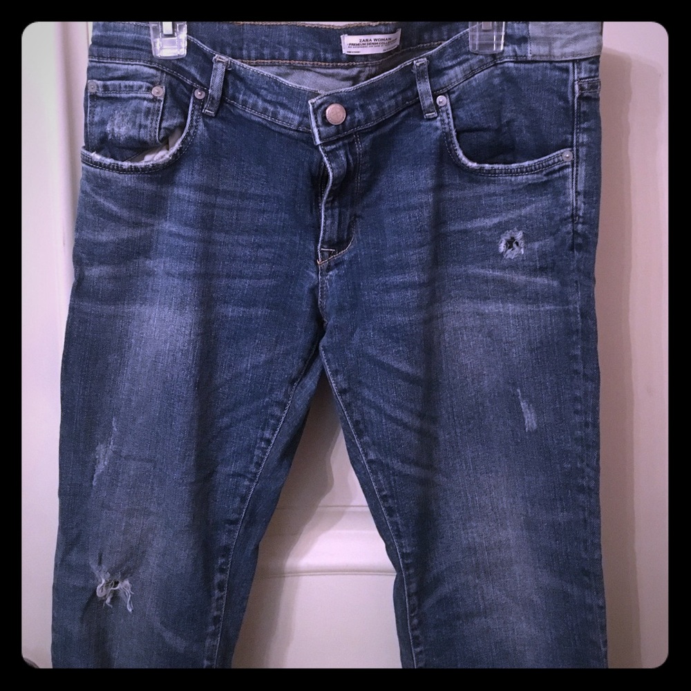 Zara women's ankle jeans