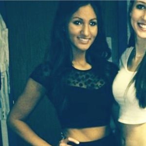 Black mesh crop top Black mesh crop top