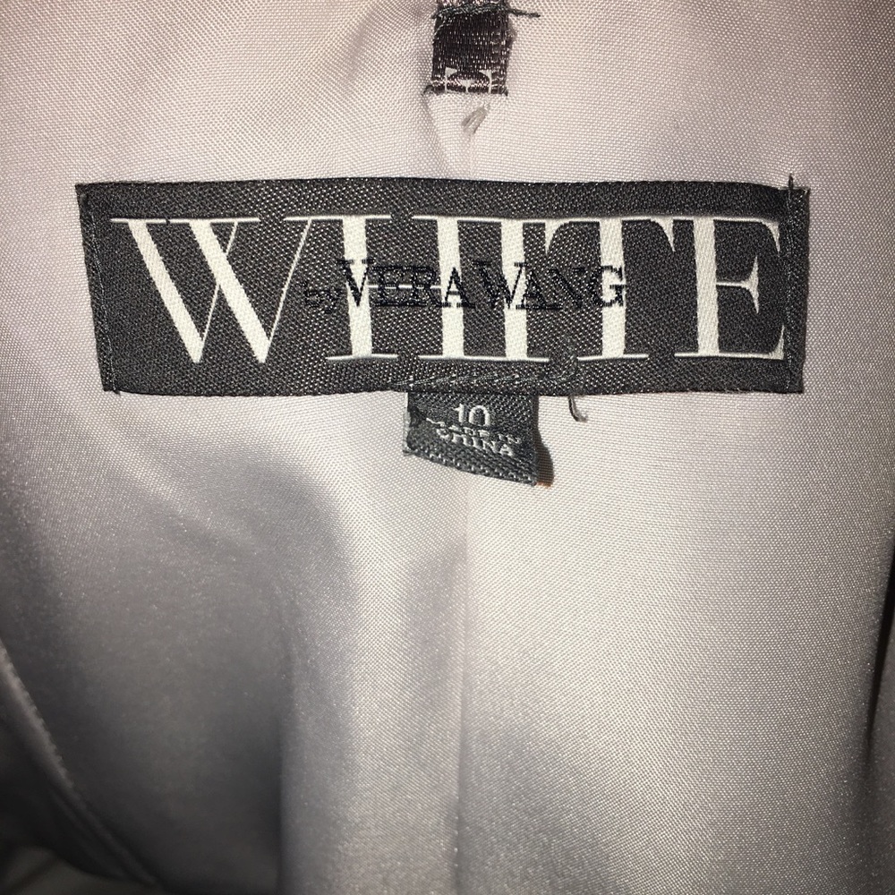 Vera Wang Long strapless bridesmaid dress Size 10 - Picture 4 of 5