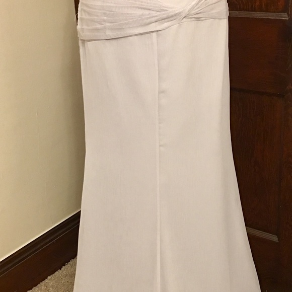 Vera Wang Long strapless bridesmaid dress Size 10 - Picture 3 of 5