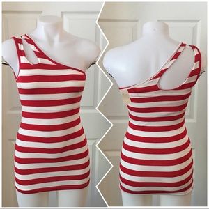 😍SEXY cut out striped tank top 😉