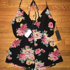 Forever 21 Floral Romper