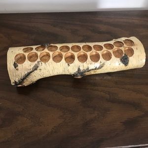 Birch wood essential oil holder