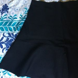 Halogen black skater skirt