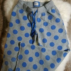 BODEN MINI BODEN GIRLS GRAY BLUE SWEATPANTS 10