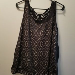 Maurices plus size lace tank top