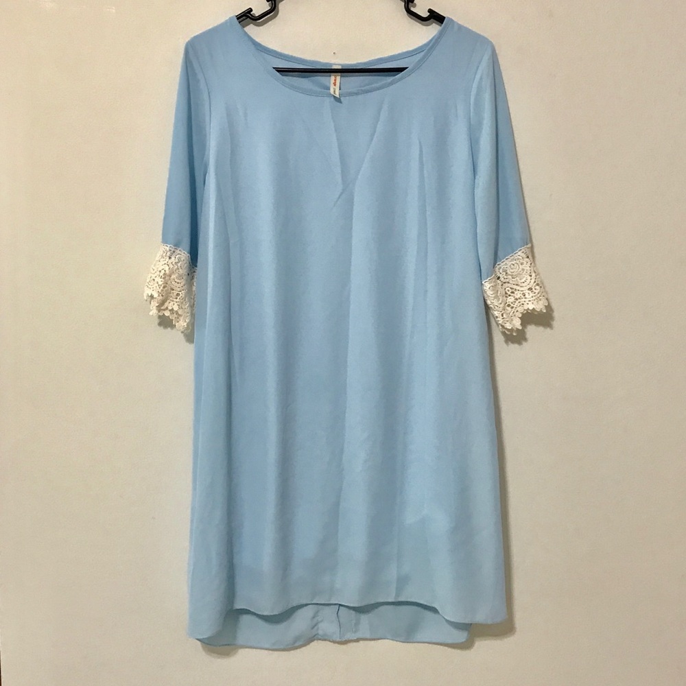 ♦️Blue Shift Dress