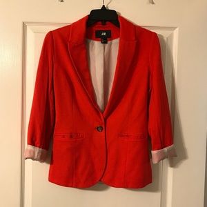 H&M red blazer