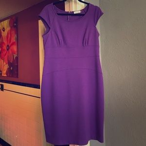 Calvin Klein purple dress