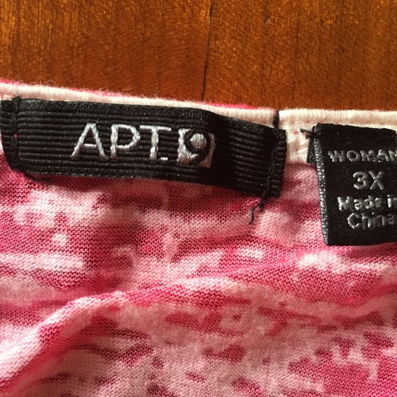 Apt 9 sparkly pink light weight plus size 3X fit2X - Picture 3 of 8